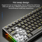 AULA F98Pro V3 99 Keys Wired/2.4G/Bluetooth Three Model RGB Mechanical Keyboard