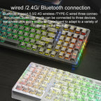AULA F98Pro V3 99 Keys Wired/2.4G/Bluetooth Three Model RGB Mechanical Keyboard