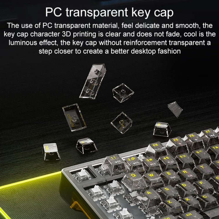 AULA F98Pro V3 99 Keys Wired/2.4G/Bluetooth Three Model RGB Mechanical Keyboard