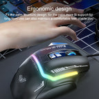 AULA S12 Pro 12800DPI Wired RGB Gaming Mouse