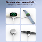 4 in 1 Portable Smart Watch Magnetic Wireless Charger