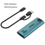 10Gbps M.2 M-key NVMe NGFF SSD Enclosure, Onten UCA322+ — view 3