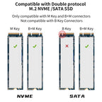 10Gbps M.2 M-key NVMe NGFF SSD Enclosure, Onten UCA322+ — view 4
