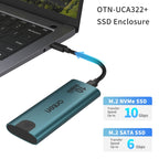 10Gbps M.2 M-key NVMe NGFF SSD Enclosure, Onten UCA322+ — view 5