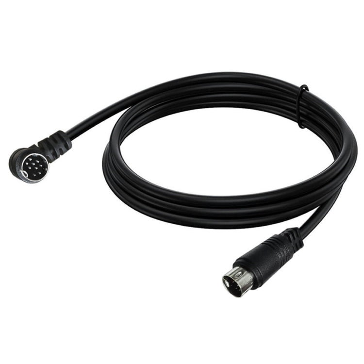 Single Curved mini DIN 9 Pin TV Audio Adapter Cable — view 5