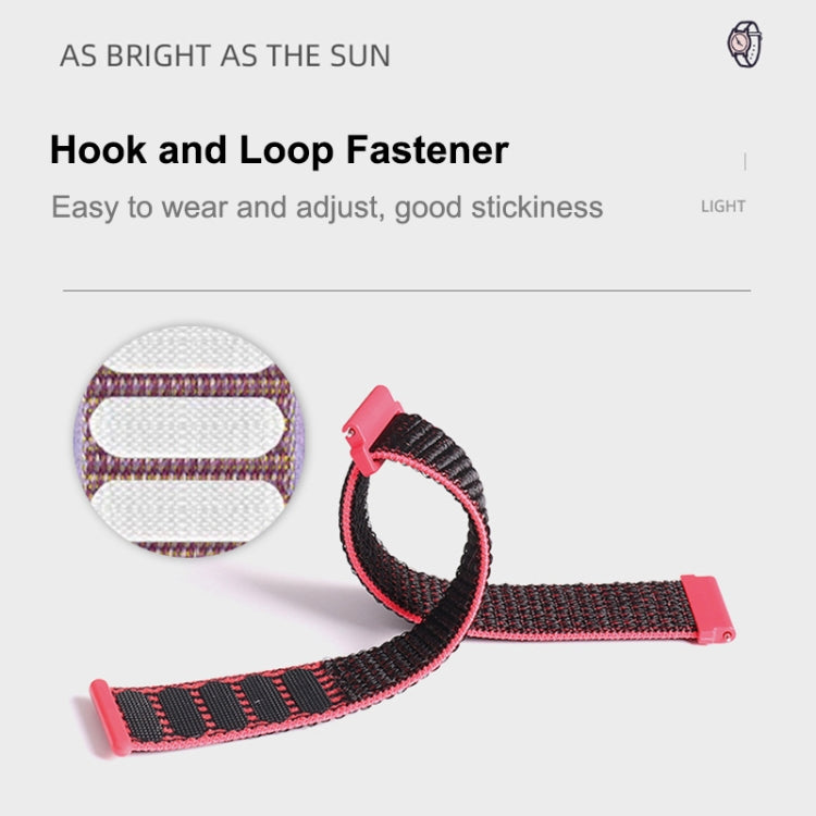 Simple Nylon Braided Strap, For Samsung Galaxy Watch 46mm, For Samsung Galaxy Watch 42mm