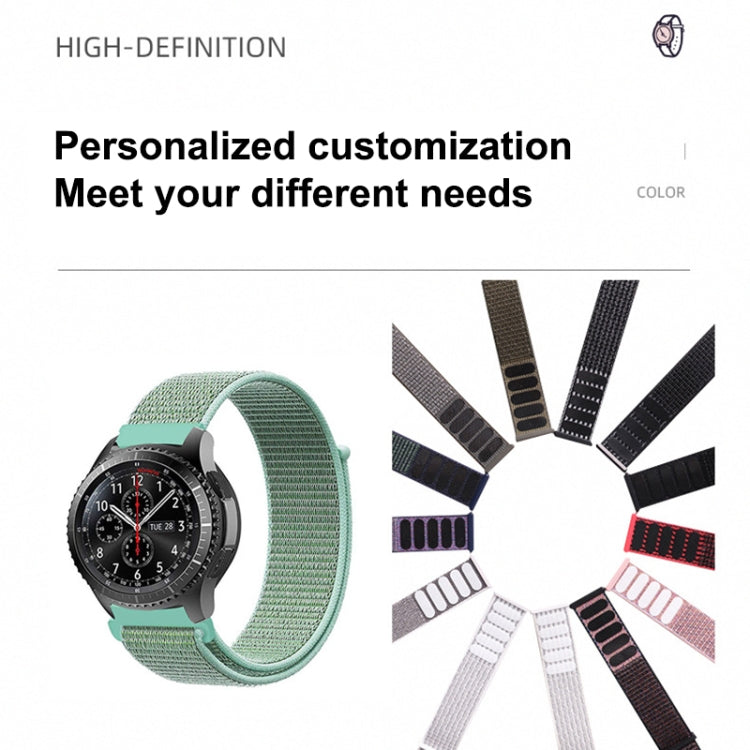 Simple Nylon Braided Strap, For Samsung Galaxy Watch 46mm, For Samsung Galaxy Watch 42mm