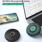 G127 4K 30Hz HD Wireless Display Dongle Adapter Same Screen Device — Green