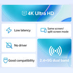 G127 4K 30Hz HD Wireless Display Dongle Adapter Same Screen Device — view 4