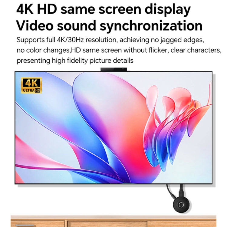 G127 4K 30Hz HD Wireless Display Dongle Adapter Same Screen Device — view 5