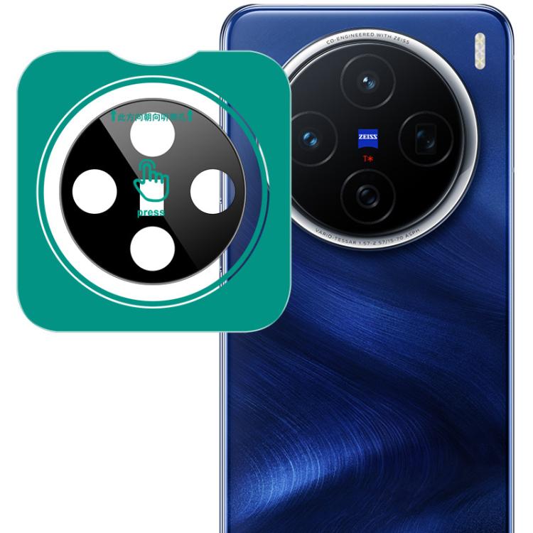 imak Black Version HD Glass Rear Camera Lens Film, Self-positioning Version — For vivo X Fold3