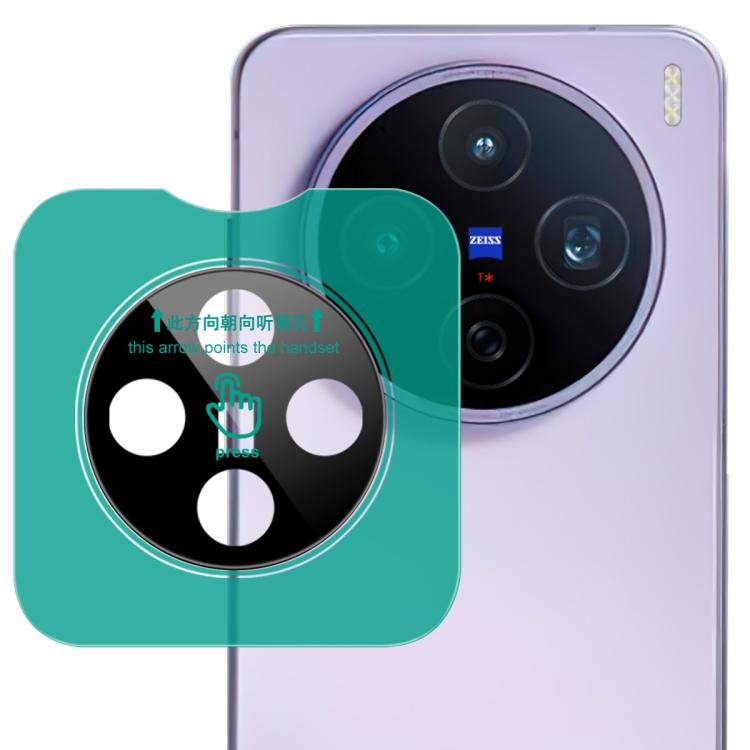 imak Black Version HD Glass Rear Camera Lens Film, Self-positioning Version — For vivo X200 Pro