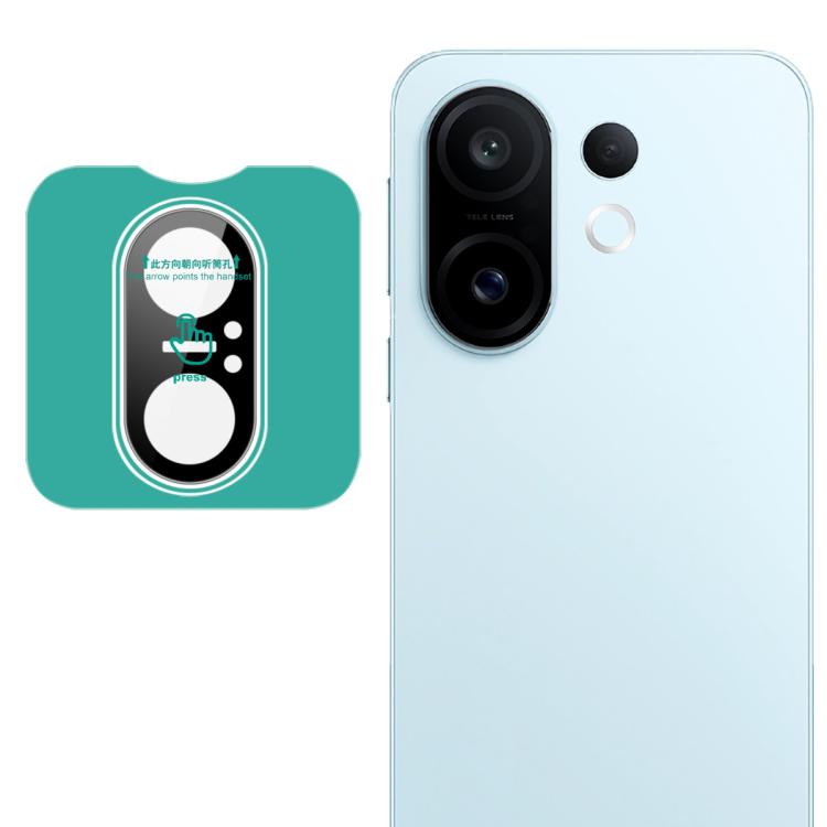 imak Black Version HD Glass Rear Camera Lens Film, Self-positioning Version — For vivo Y300