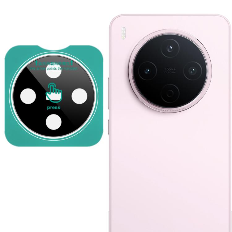 imak Black Version HD Glass Rear Camera Lens Film, Self-positioning Version — For vivo S30 5G