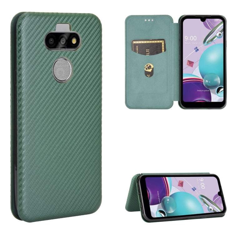 Carbon Fiber Texture Magnetic Horizontal Flip TPU + PC + PU Leather Case with Card Slot — view 19