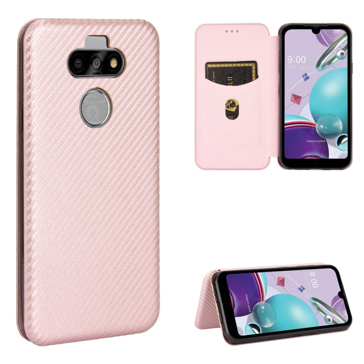 Carbon Fiber Texture Magnetic Horizontal Flip TPU + PC + PU Leather Case with Card Slot — view 21