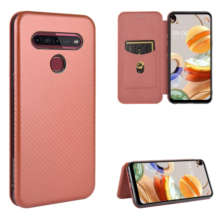 Carbon Fiber Texture Magnetic Horizontal Flip TPU + PC + PU Leather Case with Card Slot — view 27