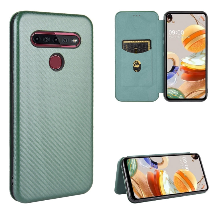 Carbon Fiber Texture Magnetic Horizontal Flip TPU + PC + PU Leather Case with Card Slot — view 29
