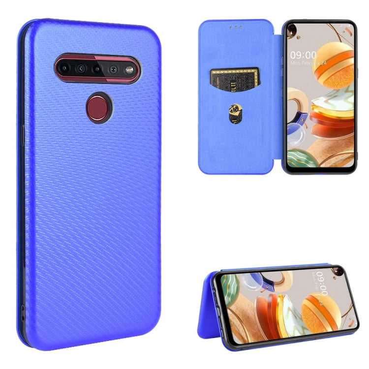 Carbon Fiber Texture Magnetic Horizontal Flip TPU + PC + PU Leather Case with Card Slot — view 30
