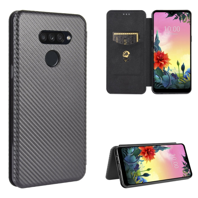 Carbon Fiber Texture Magnetic Horizontal Flip TPU + PC + PU Leather Case with Card Slot — view 33