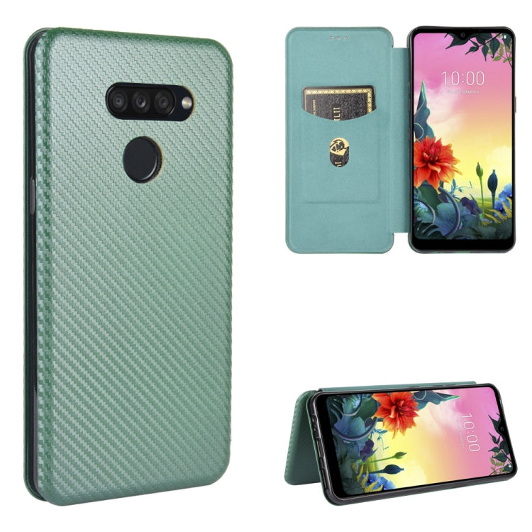 Carbon Fiber Texture Magnetic Horizontal Flip TPU + PC + PU Leather Case with Card Slot — view 34