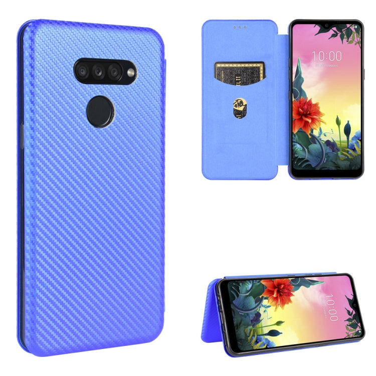 Carbon Fiber Texture Magnetic Horizontal Flip TPU + PC + PU Leather Case with Card Slot — view 35