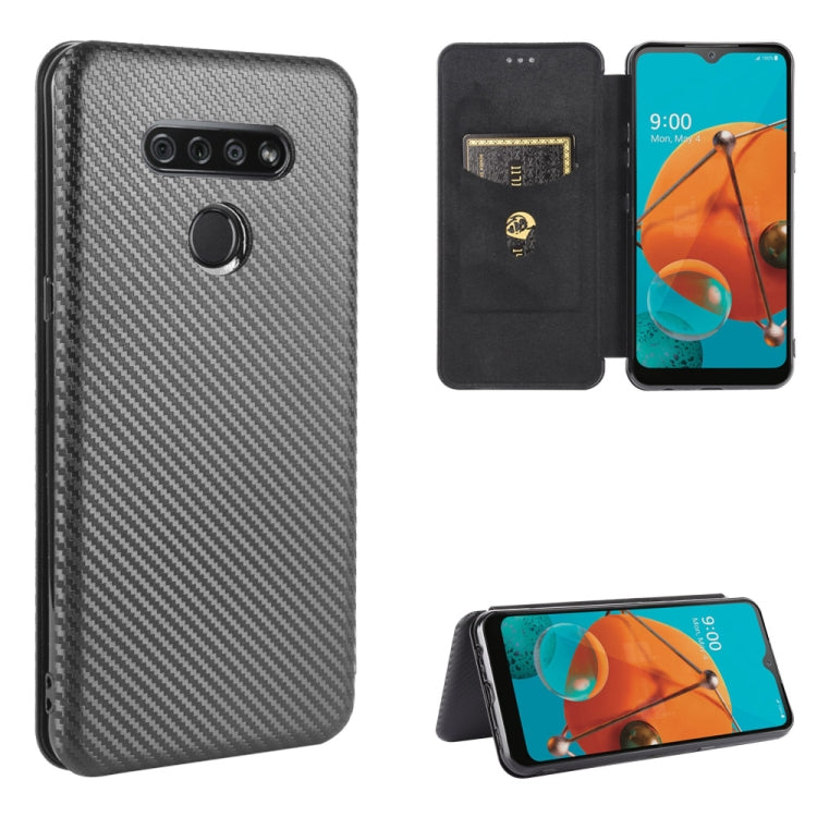 Carbon Fiber Texture Magnetic Horizontal Flip TPU + PC + PU Leather Case with Card Slot — view 38