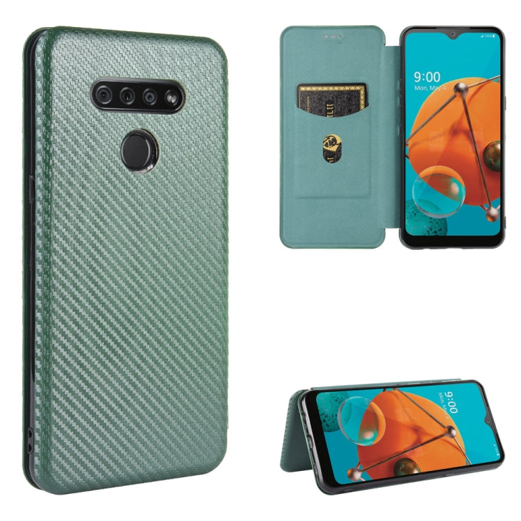 Carbon Fiber Texture Magnetic Horizontal Flip TPU + PC + PU Leather Case with Card Slot — view 39
