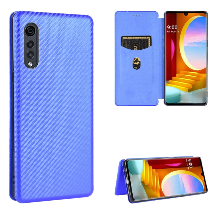 Carbon Fiber Texture Magnetic Horizontal Flip TPU + PC + PU Leather Case with Card Slot — view 50