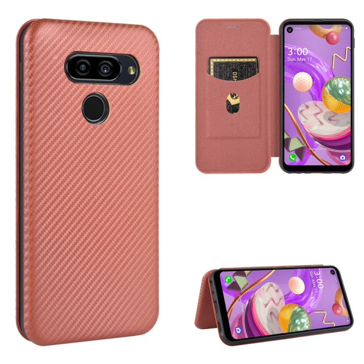 Carbon Fiber Texture Magnetic Horizontal Flip TPU + PC + PU Leather Case with Card Slot — view 52