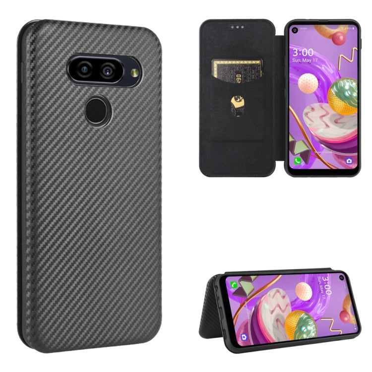 Carbon Fiber Texture Magnetic Horizontal Flip TPU + PC + PU Leather Case with Card Slot — view 53