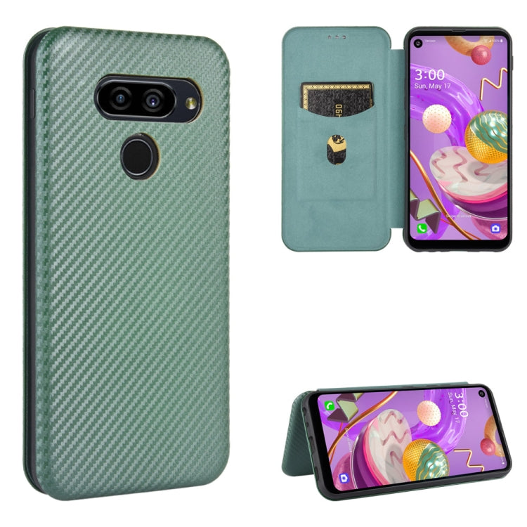 Carbon Fiber Texture Magnetic Horizontal Flip TPU + PC + PU Leather Case with Card Slot — view 54
