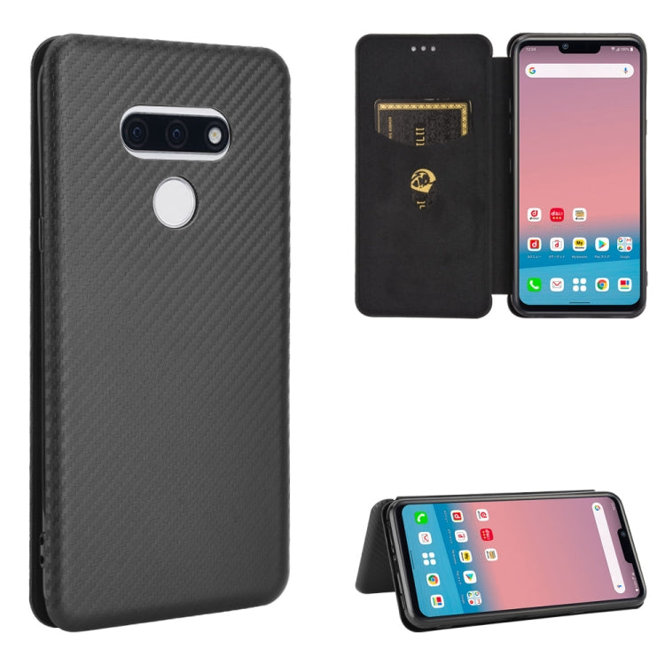 Carbon Fiber Texture Magnetic Horizontal Flip TPU + PC + PU Leather Case with Card Slot — view 58