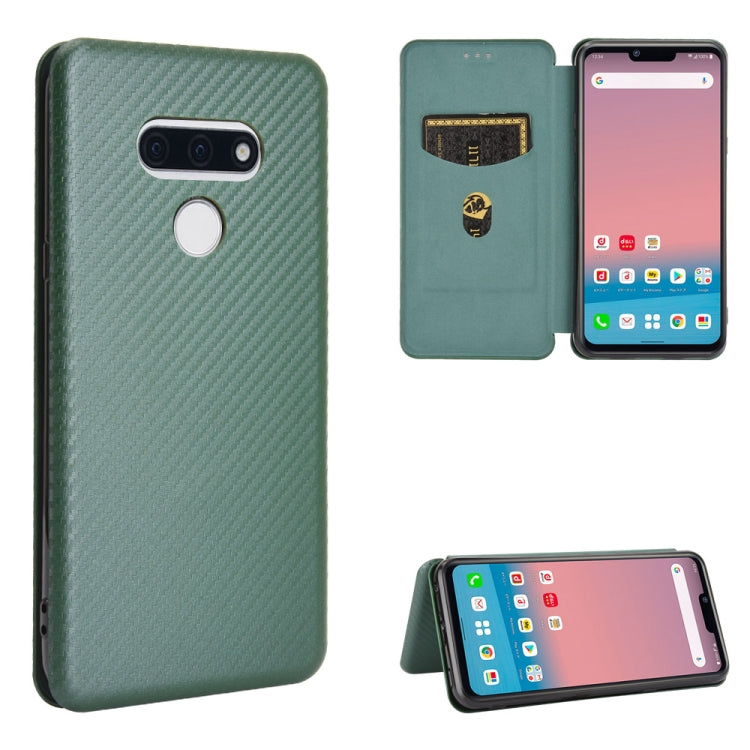 Carbon Fiber Texture Magnetic Horizontal Flip TPU + PC + PU Leather Case with Card Slot — view 59