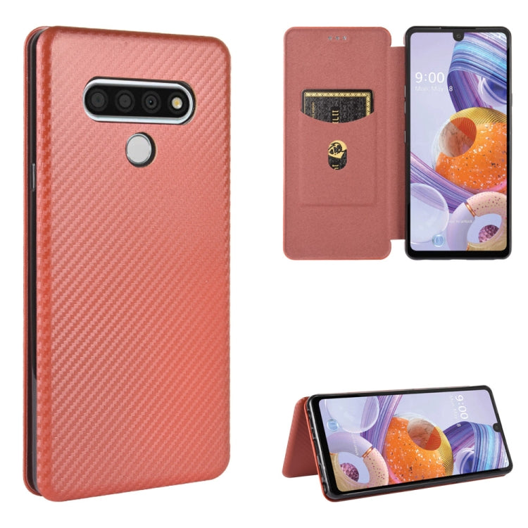 Carbon Fiber Texture Magnetic Horizontal Flip TPU + PC + PU Leather Case with Card Slot — view 62