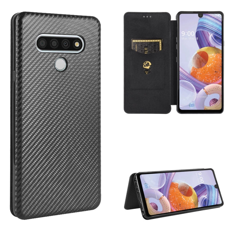 Carbon Fiber Texture Magnetic Horizontal Flip TPU + PC + PU Leather Case with Card Slot — view 63