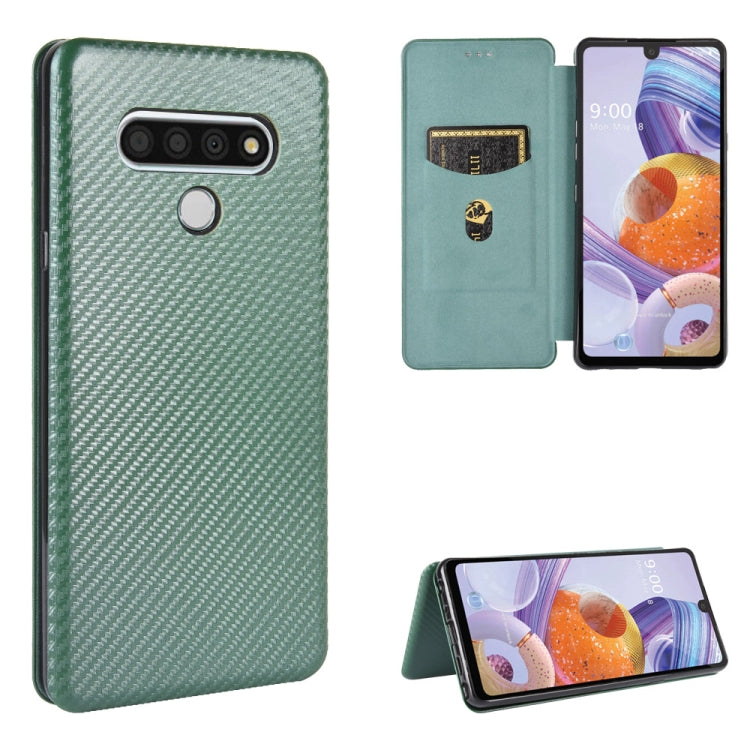 Carbon Fiber Texture Magnetic Horizontal Flip TPU + PC + PU Leather Case with Card Slot — view 64