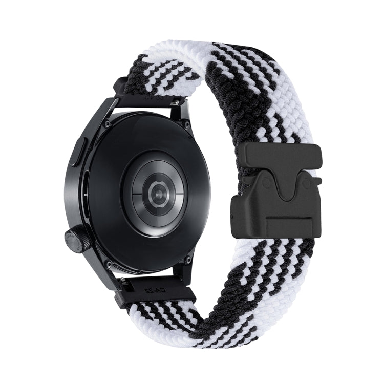 Snap Button Nylon Braided Watch Band