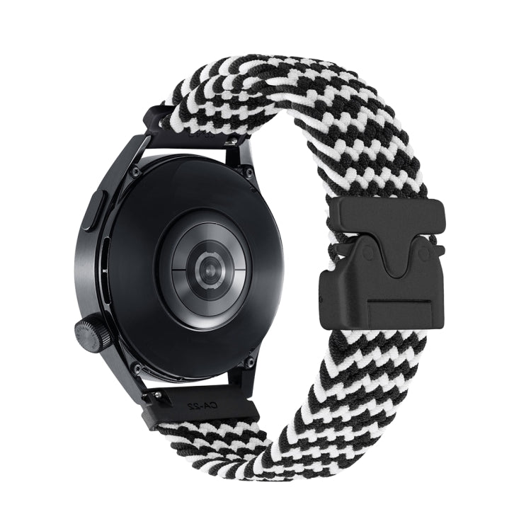 Snap Button Nylon Braided Watch Band
