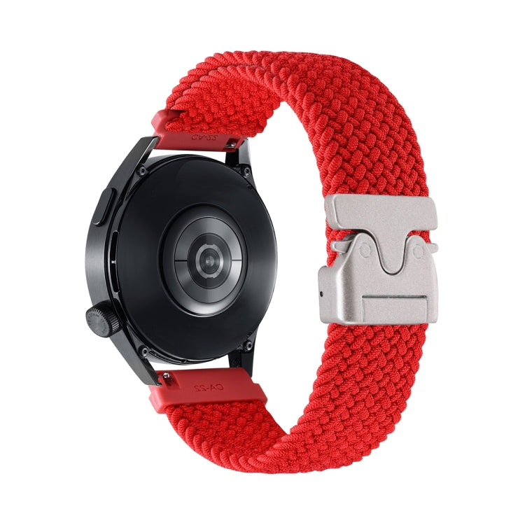 Snap Button Nylon Braided Watch Band