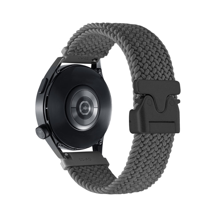 Snap Button Nylon Braided Watch Band