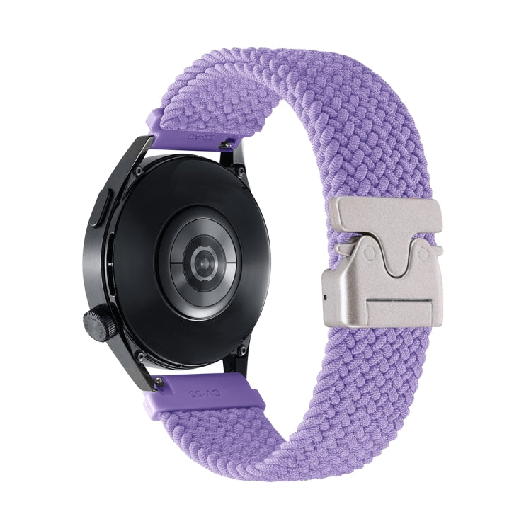 Snap Button Nylon Braided Watch Band