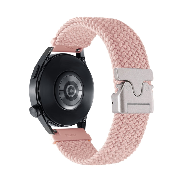 Snap Button Nylon Braided Watch Band