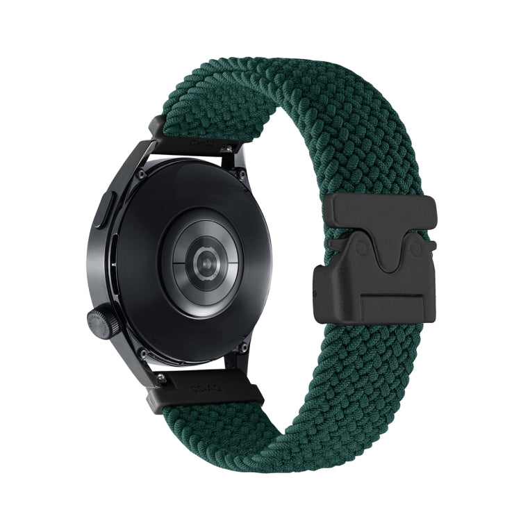 Snap Button Nylon Braided Watch Band
