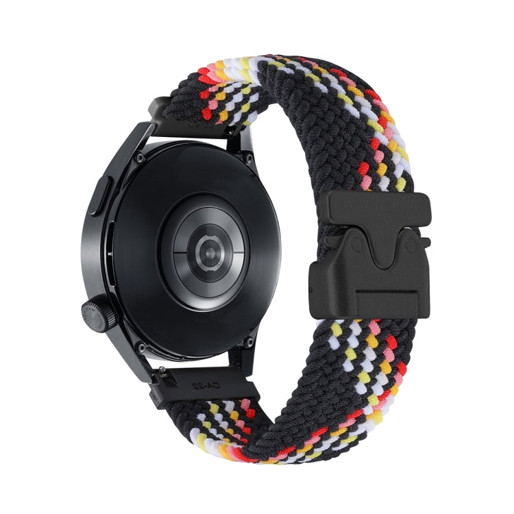 Snap Button Nylon Braided Watch Band