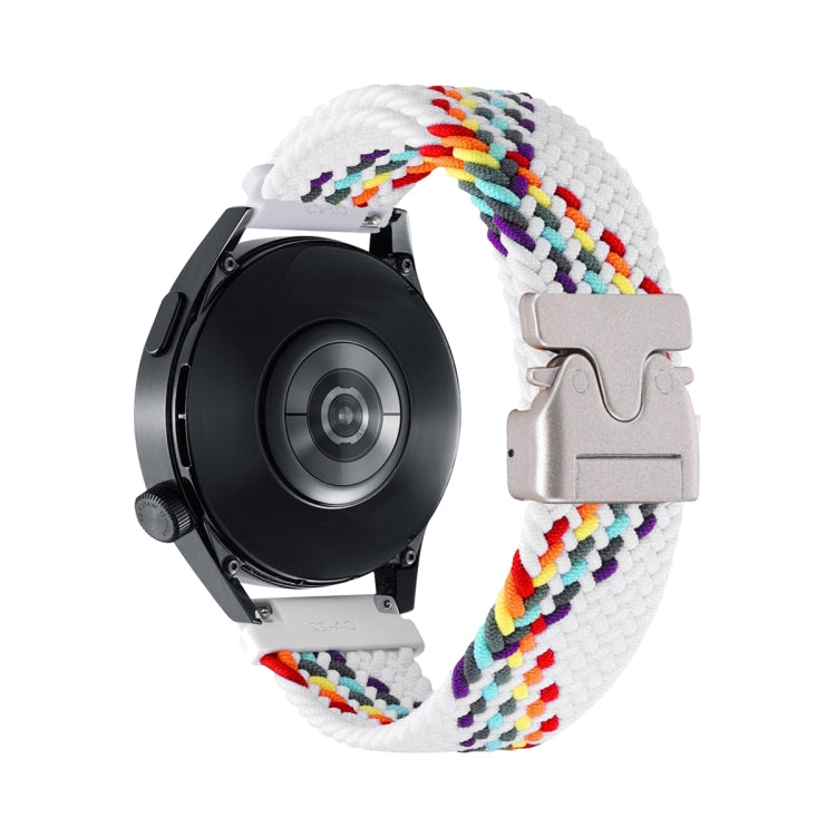 Snap Button Nylon Braided Watch Band