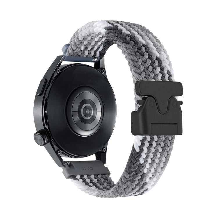 Snap Button Nylon Braided Watch Band
