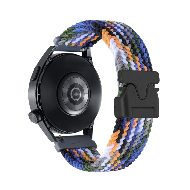 Snap Button Nylon Braided Watch Band