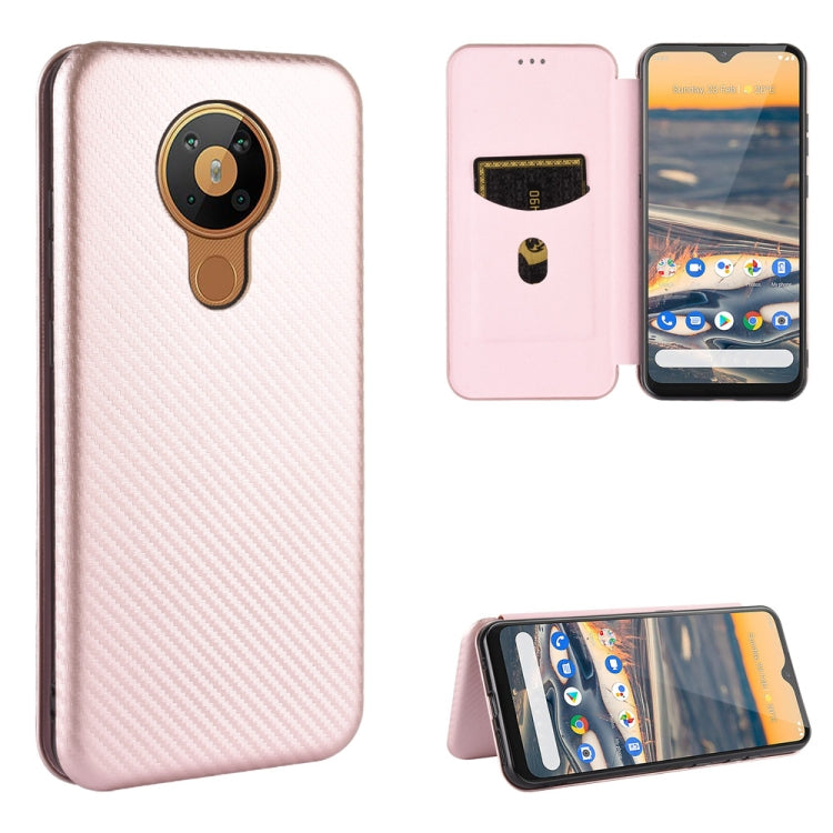 Carbon Fiber Texture Magnetic Horizontal Flip TPU + PC + PU Leather Case with Card Slot