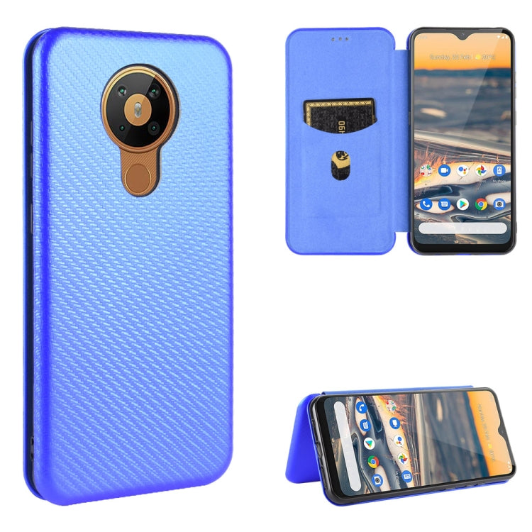 Carbon Fiber Texture Magnetic Horizontal Flip TPU + PC + PU Leather Case with Card Slot